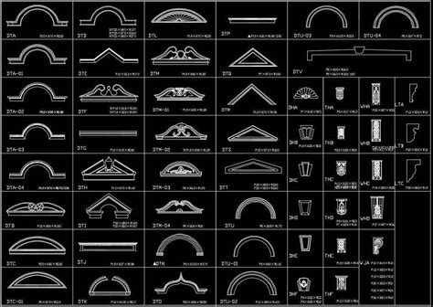 Architectural Decorative Elements 1 Download Autocad