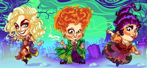 Halloween Hotties Hocus Pocus Sanderson Sisters By Kevinbolk In 2020