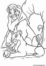 Coloring Pages Baby Nala Printable 59b5 Holding Her Color Print sketch template
