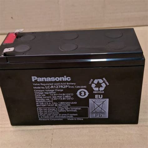 Battery Panasonic 12v 7 2ah Lc R127r2p1 Lc V127r2na Jual Battery Ups