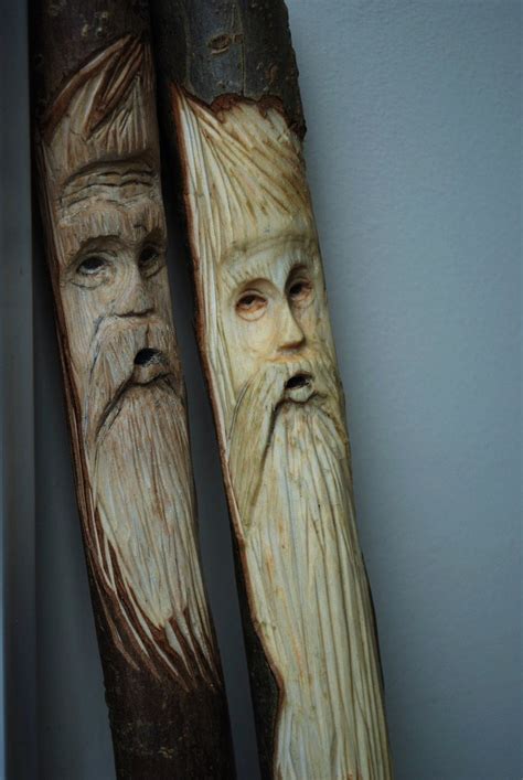 woodwork wood spirit carving  plans