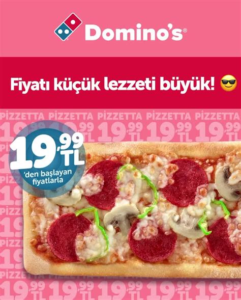 dominosun en yeni lezzeti doert koese pizza pizzetta fiyati kuecuek lezzeti bueyuek hemen
