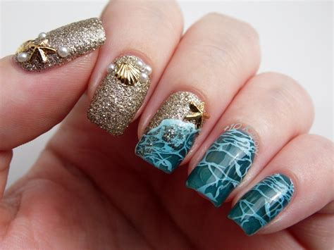 unas de playa beach nail designs ocean nail art beach nail art designs