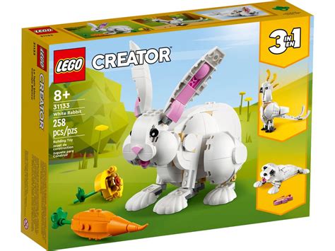 lego creator  wit konijn