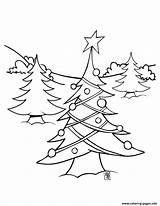 Christmas Lights Coloring Tree Pages Printable Print Holidays Color Hellokids Info sketch template