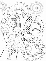 Carnival Coloring Pages Animals Brazil Jester Getcolorings Pa Color sketch template