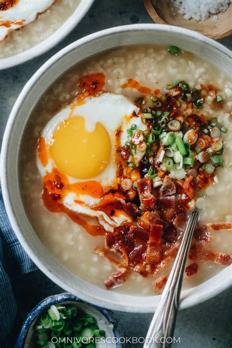 instant pot breakfast congee omnivores cookbook spicy asian