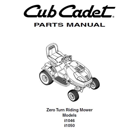 cub cadet tractors   master parts manual  heydownloads manual downloads