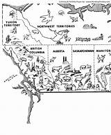 Canada Coloring Pages Map Colouring Sheets Western Maps Honkingdonkey Activity Worksheets Egg Easter Choose Board sketch template