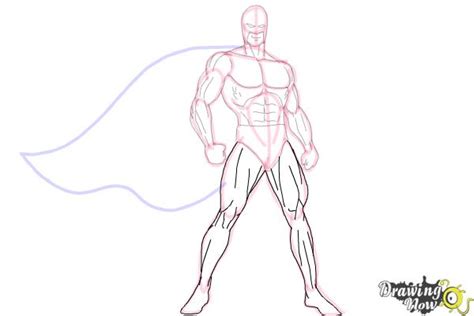 draw  superhero body drawingnow