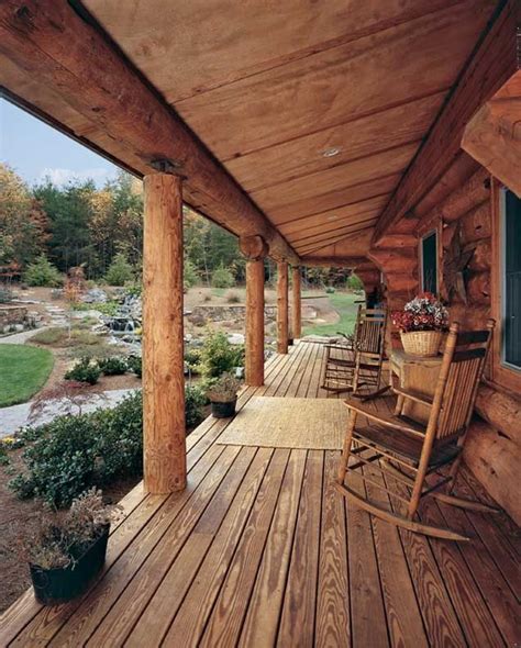 rustic front porch porches patios decks pinterest