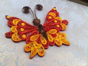 quilled butterfly embellishment steps  step instructions