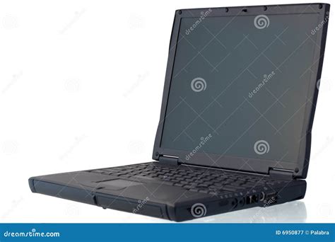 black laptop stock image image  blank isolated laptop