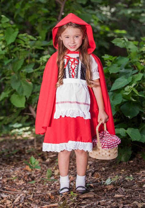 Deluxe Girls Little Red Riding Hood Costume