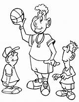 Coloring Basketball Coach Pages Players Printactivities Kids Do Print Printable Appear Printables Printed Only When Will Gif Birthday sketch template