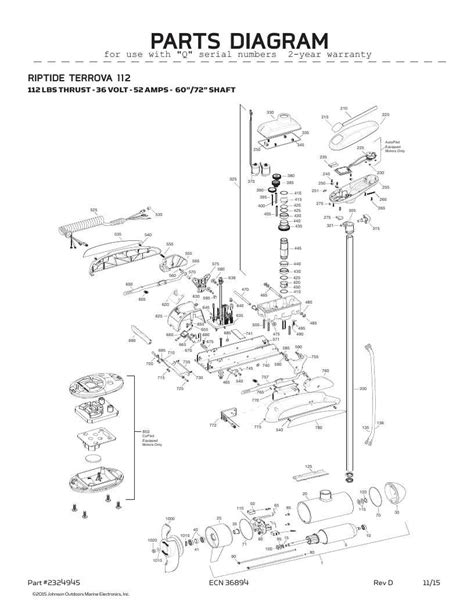 titlethe ultimate guide  minn kota ultrex  parts diagram  installation instructions