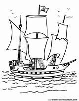 Bateau Pirate Capitaine sketch template