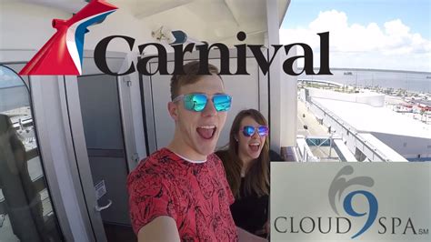 carnival magic cloud  spa suite  youtube