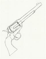 Drawing Gun Pistol Colt Tattoo Revolver Drawings Guns Barrel Shooter Challenge Six Character Book Favorite Draw Western Hand Flintlock Tattoos sketch template
