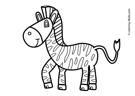zebra animals coloring pages  kids printable  zebra coloring