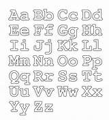 Abecedario Letras Mayusculas Minusculas Español Imágenes sketch template