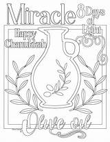 Olive Coloring Oil Pages Hanukkah Jewish Holiday Getcolorings Color Crafts Kids Choose Board sketch template