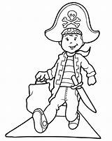 Pirate Coloring Pages Pirates Kids Halloween Costume Outline Color Party Clipart Trick Colouring Kid Printables Ship Printactivities Themed Costumes Colorier sketch template