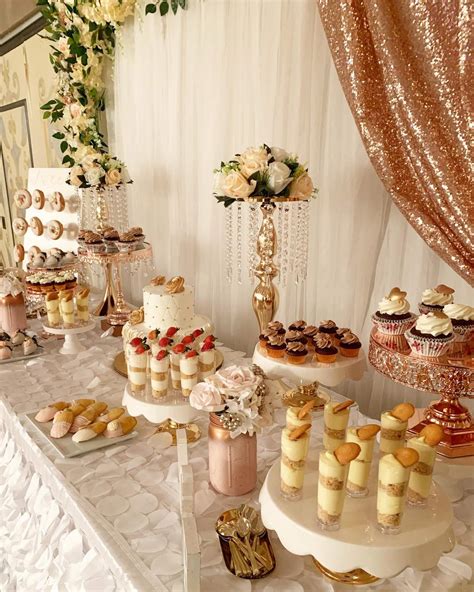 Rose Gold And Florals Bridal Wedding Shower Party Ideas Photo 2 Of 5