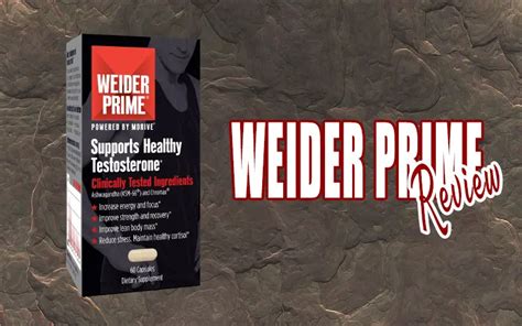 Weider Prime Reviews Read This Before You Buy A Test Booster