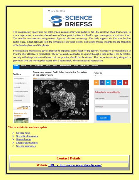 science news  short short science articles  mysecurityservices issuu