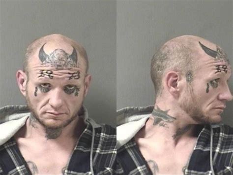 billings police identify suspect by face tattoos arrest him on meth