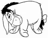 Eeyore Coloring Pages sketch template