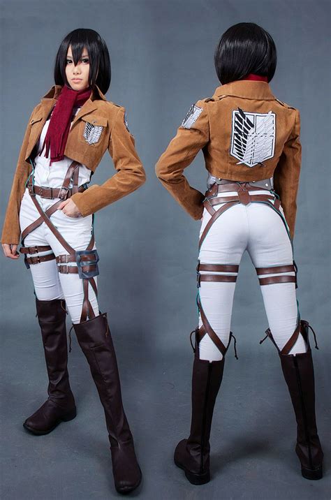 attack  titan jacket survey corps logo cosplay costume  women