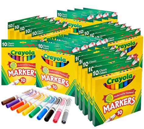 marker classpack  bulk  count marker sets crayolacom crayola