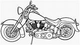 Coloring Motorcycle Pages Printable Filminspector sketch template
