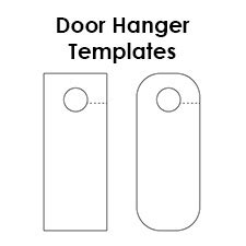 printable door hanger templates blank downloadable pdfs