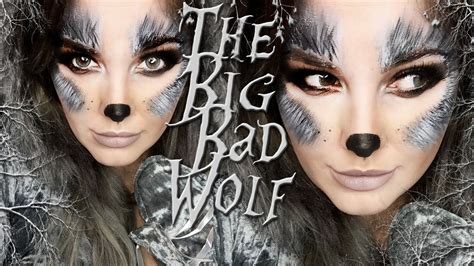 the big bad wolf makeup tutorial wolf makeup wolf halloween costume