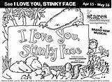 Coloring Theatre Pages Stinky Face Printable Getcolorings Getdrawings sketch template