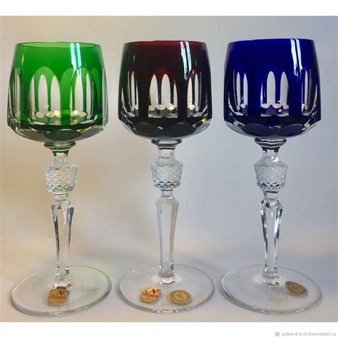 Colored Crystal Wine Glasses Made In Poland David Simchi