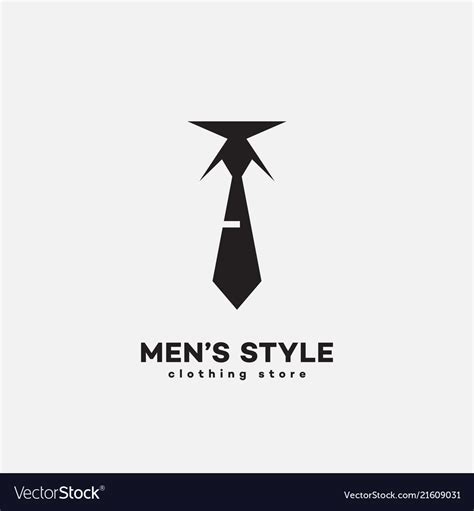 mens style logo royalty  vector image vectorstock