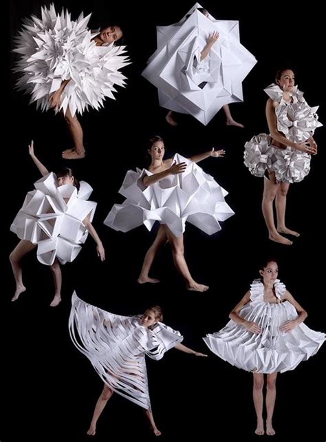 robe en papier origami fashion paper fashion fashion art fashion