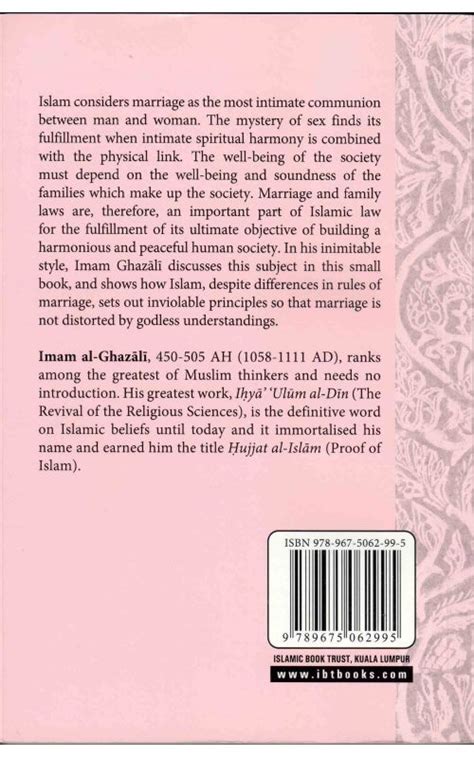al ghazali marriage and sexuality in islam available at