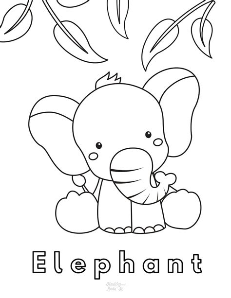 printable elephant