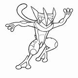 Pokemon Greninja Froakie Vippng sketch template