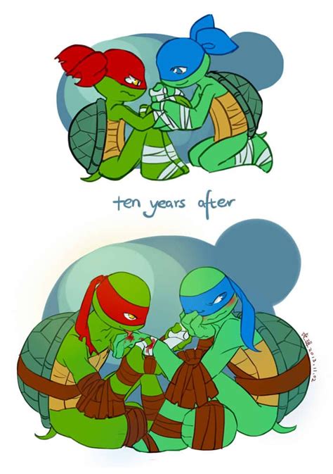 tmnt raph and leo by huer13 teenage ninja turtles tmnt