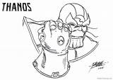 Thanos Drawing Coloring Pages Perez George Printable Adults Kids sketch template