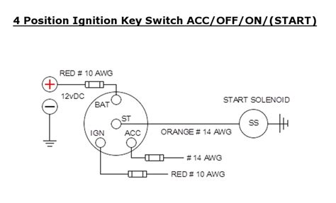 pole ignition switch wiring diagram