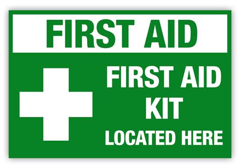 aid kit label creative safety supply