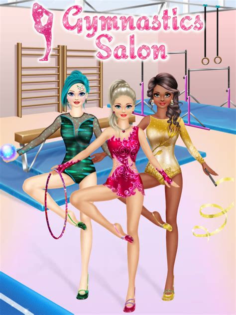 app shopper gymnastics salon makeup and dressup girls