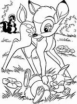 Bambi Colorir Infantis Imagensemoldes sketch template